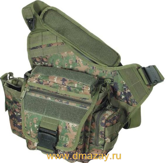     Leapers () PVC-P218E  UTG Multi-functional Tactical Messenger Bag Woodland Digital